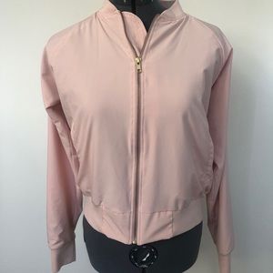 Albion Fit S blush pink bomber jacket